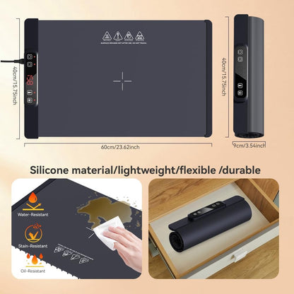 Electric Warming Tray - Fast Full Surface Heating Food Warming Mat